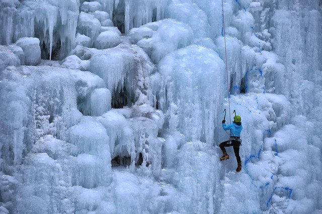 Free download Ice Climbing Winter -  free photo or picture to be edited with GIMP online image editor