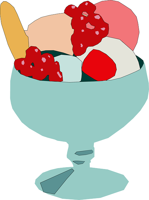 Free download Ice Cream Bowl Sundae - Free vector graphic on Pixabay free illustration to be edited with GIMP free online image editor