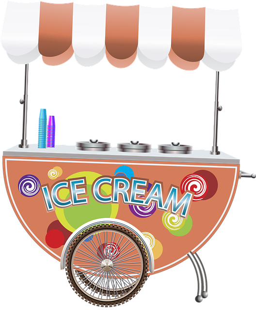 Free download Ice Cream Car Flavors -  free illustration to be edited with GIMP free online image editor