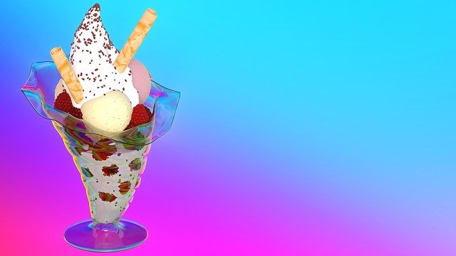 Free download Ice Cream Sundae Dessert -  free illustration to be edited with GIMP free online image editor