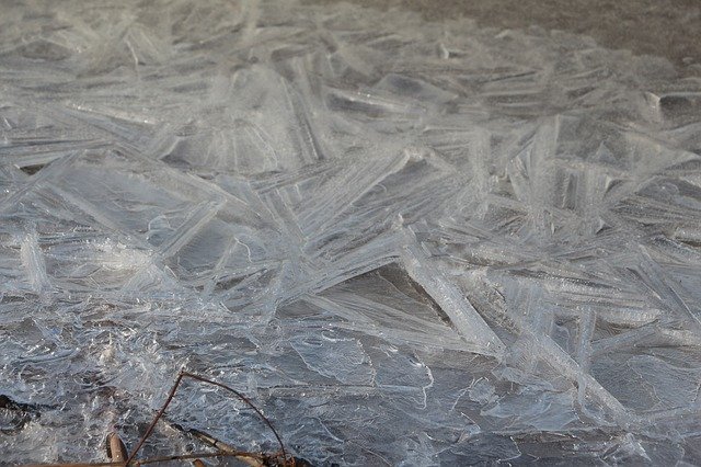 Free download Ice Crystals Frozen Water Winter -  free photo or picture to be edited with GIMP online image editor