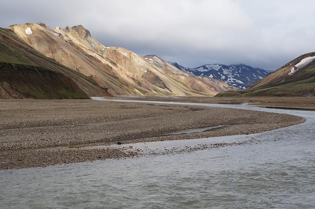 Free download iceland river mountain landscape free picture to be edited with GIMP free online image editor