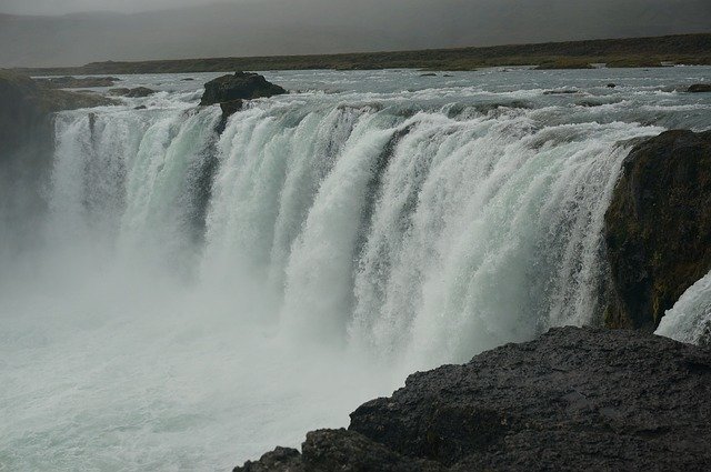 Free download Iceland Waterfall -  free photo or picture to be edited with GIMP online image editor