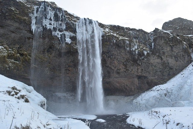 Free download Iceland Waterfall Southern Coast -  free photo or picture to be edited with GIMP online image editor