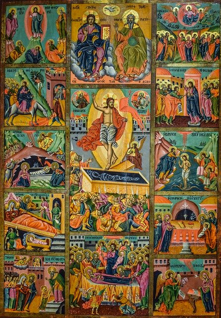 Free download Icon Of The 12 Great Feasts -  free photo or picture to be edited with GIMP online image editor