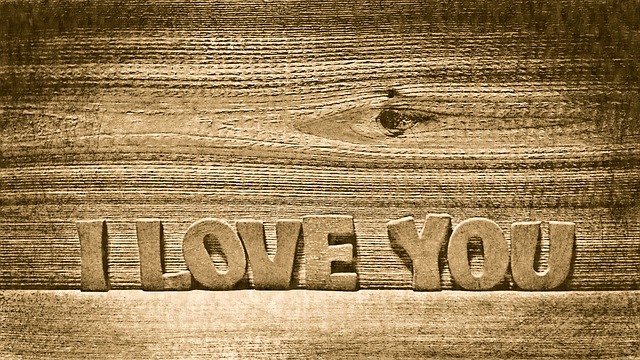 Free download i love you wood wooden romantic free picture to be edited with GIMP free online image editor