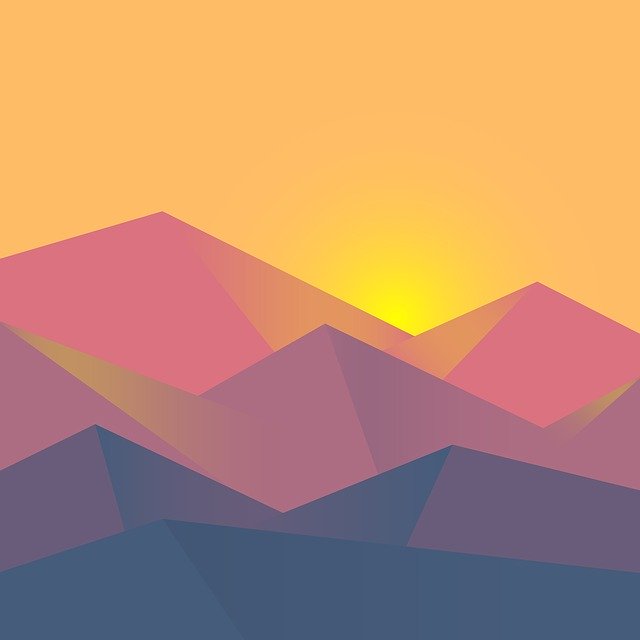 Free download Image Sunset Landscape -  free illustration to be edited with GIMP free online image editor