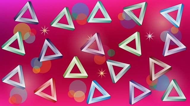 Free download Impossible Triangle Pattern -  free illustration to be edited with GIMP free online image editor