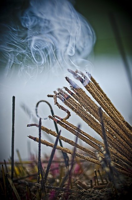 Free download Incense Stick Perfume Smoke -  free photo or picture to be edited with GIMP online image editor