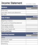 Free download Income Statement DOC, XLS or PPT template free to be edited with LibreOffice online or OpenOffice Desktop online