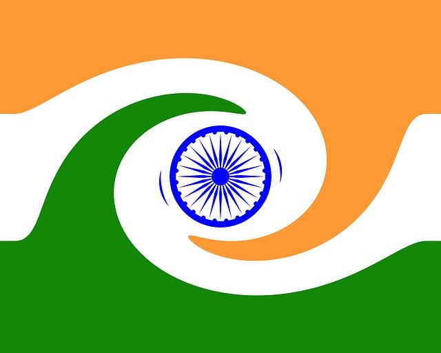 Kostenloser Download India Flag Twirl Indian - kostenlose Illustration zur Bearbeitung mit GIMP kostenloser Online-Bildbearbeitung