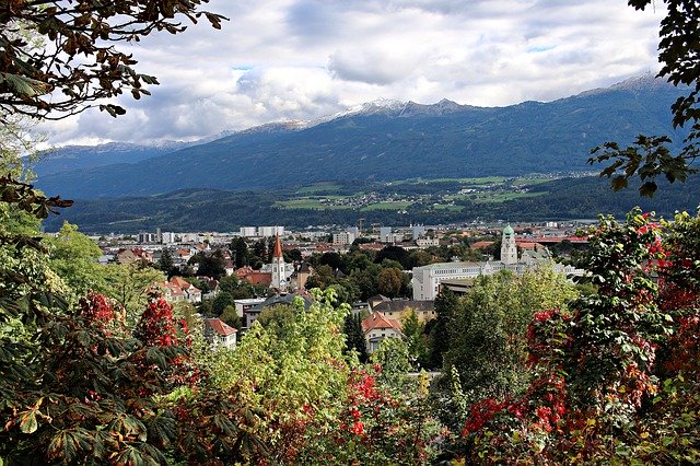 Free download Innsbruck Panorama Mountains -  free photo or picture to be edited with GIMP online image editor