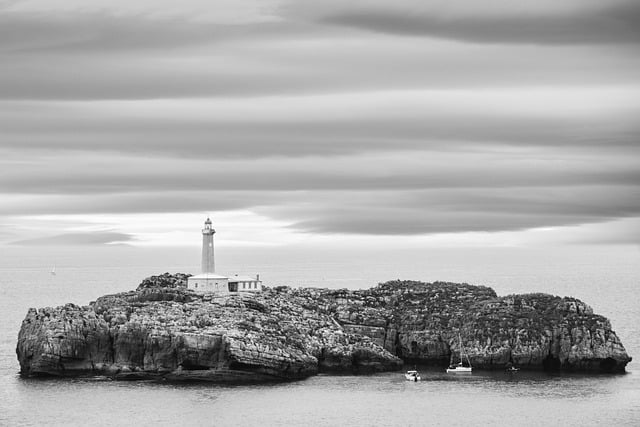 Free download island lighthouse sea landscape free picture to be edited with GIMP free online image editor