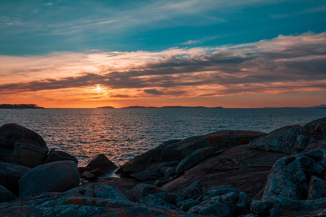 Free download islands cies galicia sunset beach free picture to be edited with GIMP free online image editor