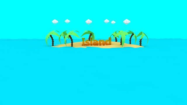 Free download Island Sea Palm -  free illustration to be edited with GIMP free online image editor