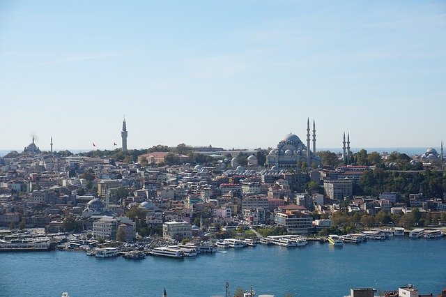 Free download Istanbul Estuary Süleymaniye -  free photo or picture to be edited with GIMP online image editor