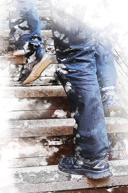 Free download Jeans Stair Step -  free illustration to be edited with GIMP free online image editor