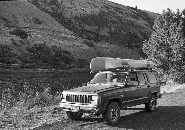 Free download jeep canoe river idaho recreation free picture to be edited with GIMP free online image editor