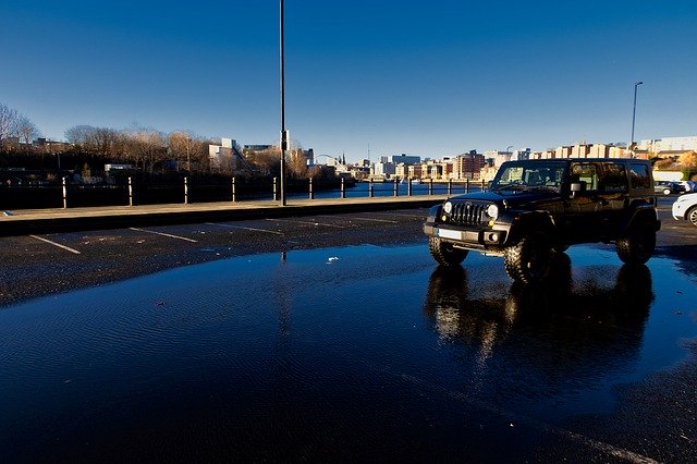 Free download Jeep Water Nature -  free photo or picture to be edited with GIMP online image editor