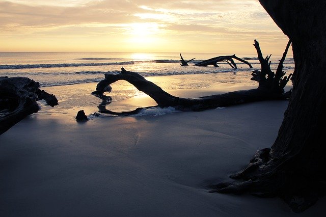 Free download Jekyll Island Ocean Sunset -  free photo or picture to be edited with GIMP online image editor