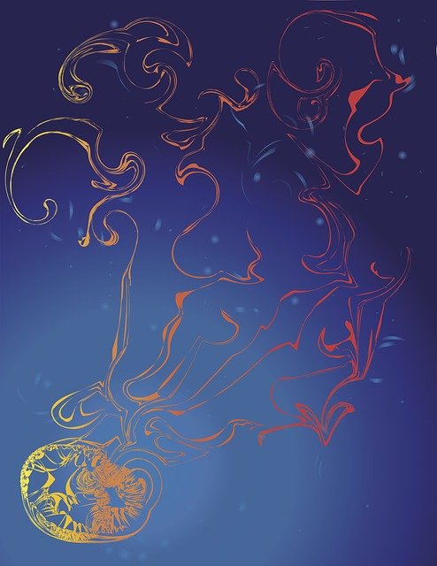 Free download Jellyfish Ocean Swirl Graphic -  free illustration to be edited with GIMP free online image editor