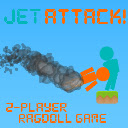 Jet Attack!  screen for extension Chrome web store in OffiDocs Chromium