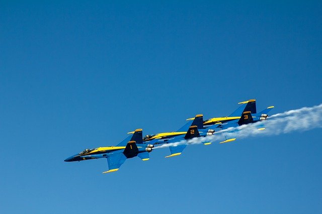 Free download Jet Plane Blue Angels -  free photo or picture to be edited with GIMP online image editor