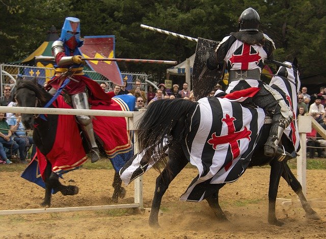 Free download Joust Jousting Combat -  free photo or picture to be edited with GIMP online image editor