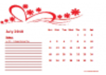 Free download July 2010 Calendar DOC, XLS or PPT template free to be edited with LibreOffice online or OpenOffice Desktop online