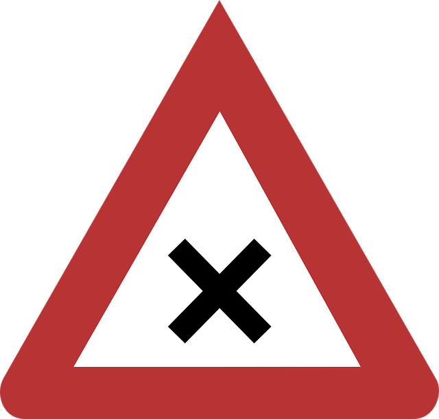 Free download Junction Danger Warning Road - Free vector graphic on Pixabay free illustration to be edited with GIMP free online image editor