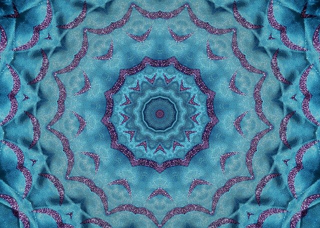 Free download Kaleidoscope Flower Mandala -  free illustration to be edited with GIMP free online image editor