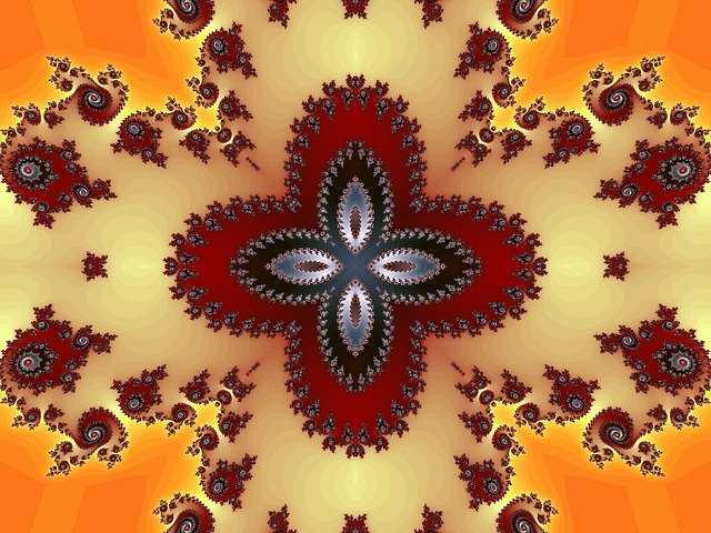 Free download Kaleidoscope Fractal Pattern -  free illustration to be edited with GIMP free online image editor