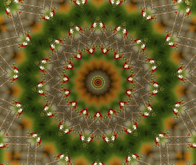 Free download Kaleidoscope Graphics Composition -  free illustration to be edited with GIMP free online image editor