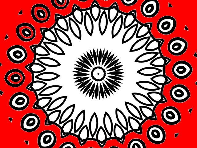 Free download Kaleidoscope Pattern Design -  free illustration to be edited with GIMP free online image editor