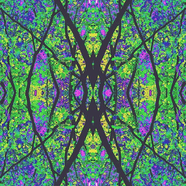 Free download Kaleidoscope Tree -  free illustration to be edited with GIMP free online image editor