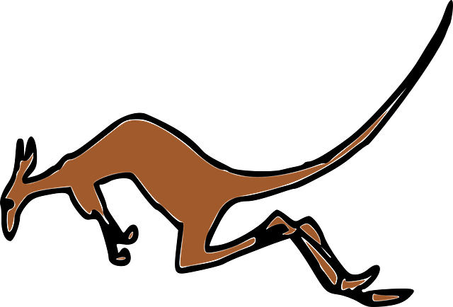 Free download Kangaroo Bronze Runs - Free vector graphic on Pixabay free illustration to be edited with GIMP free online image editor