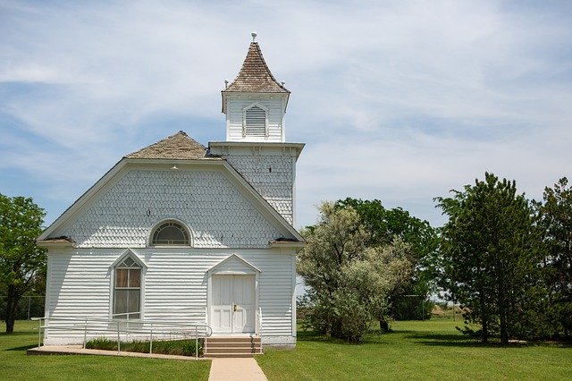 Free download Kansas Church Rural -  free photo or picture to be edited with GIMP online image editor