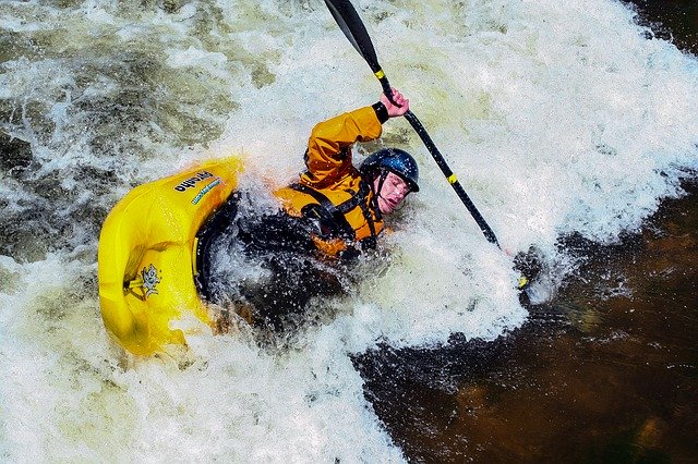 Free download Kayak White Water Bear River -  free photo or picture to be edited with GIMP online image editor