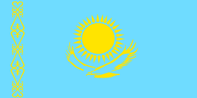 Free download Kazakhstan Flag Asia - Free vector graphic on Pixabay free illustration to be edited with GIMP free online image editor