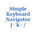 Keyboard Navigator  screen for extension Chrome web store in OffiDocs Chromium