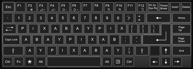 Free download Keyboard Pixabay Keys -  free illustration to be edited with GIMP free online image editor