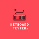 Keyboardtester.io  screen for extension Chrome web store in OffiDocs Chromium