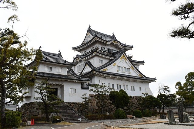 Free download Kishiwada Castle Japan Japanese -  free photo or picture to be edited with GIMP online image editor