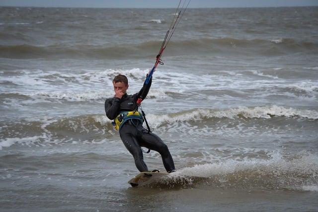 Free download kiteboarding kitesurfing sea ocean free picture to be edited with GIMP free online image editor