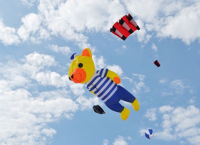 Free download Kite Dragons Sky -  free photo or picture to be edited with GIMP online image editor