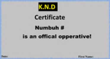 Free download KND Membership Stuff (Fanmade) free photo or picture to be edited with GIMP online image editor