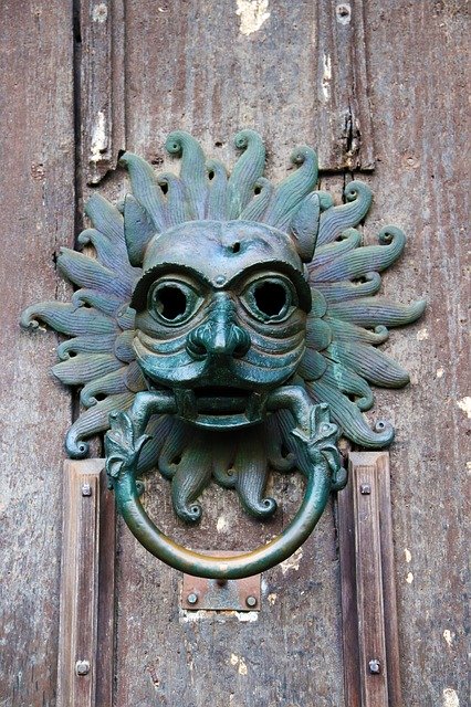 Free download Knocker Door Wood -  free photo or picture to be edited with GIMP online image editor