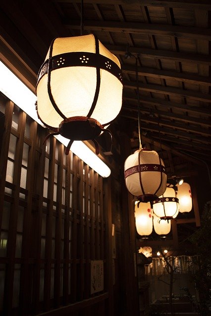 Free download Kyoto Lantern Temple -  free photo or picture to be edited with GIMP online image editor