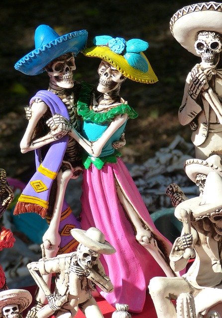 Free download La Catrina Skeletons Mexico -  free photo or picture to be edited with GIMP online image editor