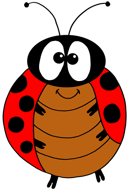 Free download Ladybug Comic Beetle -  free illustration to be edited with GIMP free online image editor